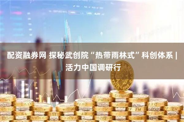 配资融券网 探秘武创院“热带雨林式”科创体系 | 活力中国调研行